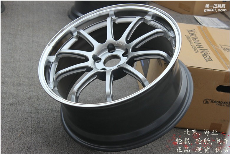 海亞：日本橫濱 ADVAN RS-DF 19寸鍛造輪轂 單只7.8kg  適用奔馳A45CLA45GLA45 高爾夫67GTIR速騰GLI