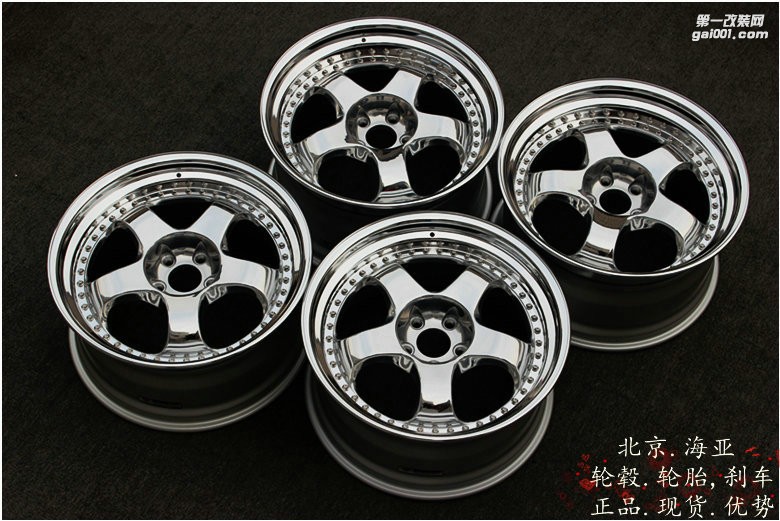 海亞：日本 WORK S13P 三片鍛造輪轂 19寸 5X112 BBF電鍍 9.5J10.5J 奔馳奧迪大眾低趴氣動絞牙避震現(xiàn)貨供應(yīng)