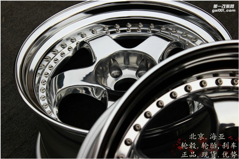 海亞：日本 WORK S13P 三片鍛造輪轂 19寸 5X112 BBF電鍍 9.5J10.5J 奔馳奧迪大眾低趴氣動絞牙避震現(xiàn)貨供應(yīng)