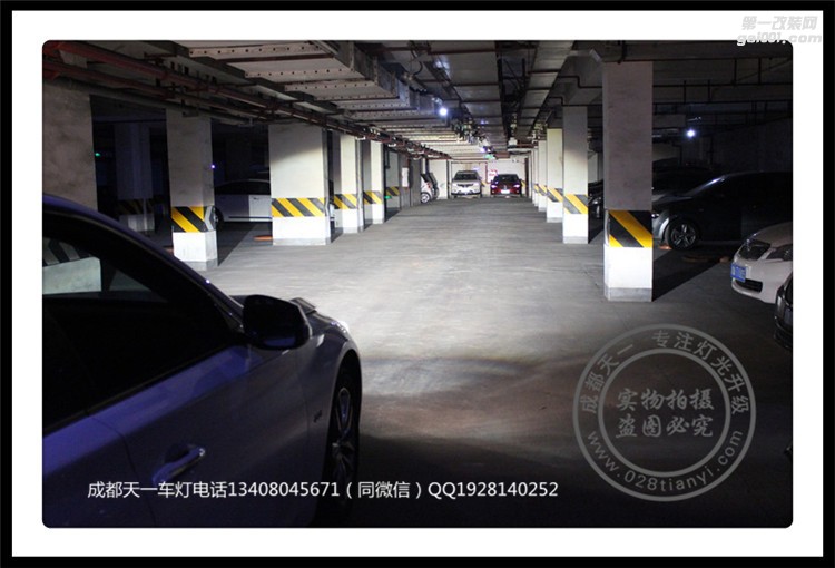 成都英菲尼迪Q50L改車(chē)燈改裝Q5海拉雙光透鏡歐司朗氙氣燈日行燈