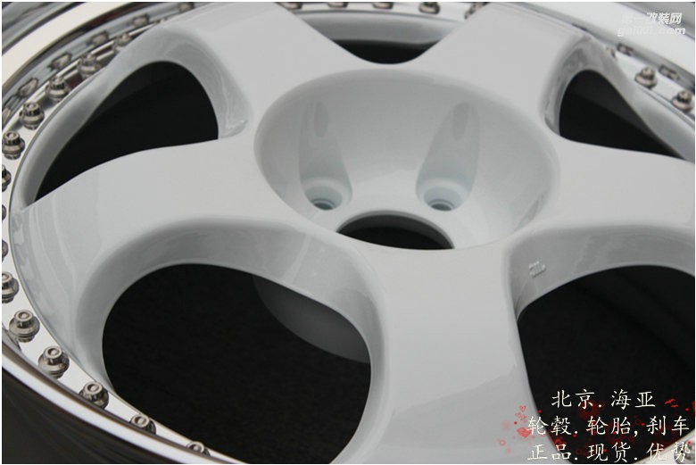 海亚WORK S13P 白色日本WORK S13P锻造轮毂 5X114.3/112 19X9.5/10.5 低趴绞牙避震气动 锐志G37Q50皇冠LSISGS