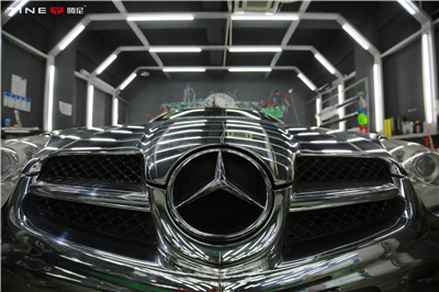 Mercedes－Benz奔驰 W171 SLK 外观升级全车改色贴膜STM电镀银