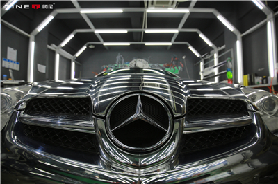 Mercedes－Benz奔馳 W171 SLK 外觀升級全車改色貼膜STM電鍍銀