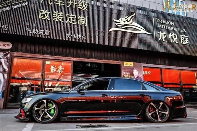拒絕商務(wù) A6L改裝ACCUAIR氣動(dòng)懸掛