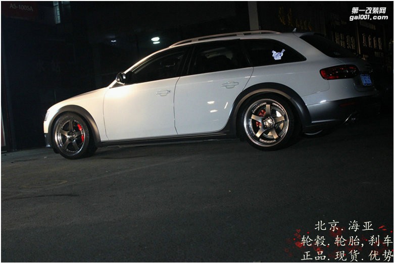海亞：奧迪A4allroad 改裝日本 SSR SP4 19寸三片鍛造輪轂  姿態(tài)低趴19X9.5/19X10.5J