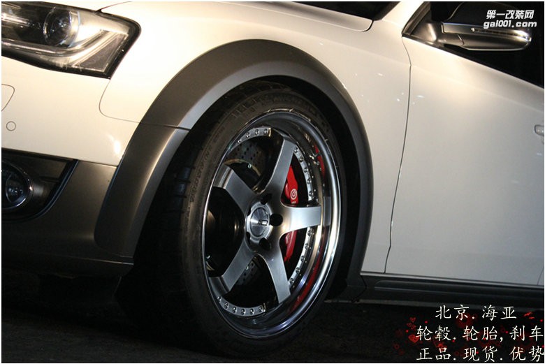 海亞：奧迪A4allroad 改裝日本 SSR SP4 19寸三片鍛造輪轂  姿態(tài)低趴19X9.5/19X10.5J