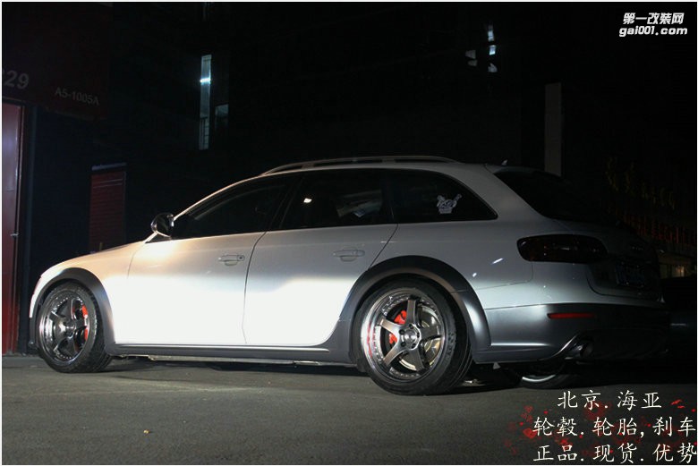 海亞：奧迪A4allroad 改裝日本 SSR SP4 19寸三片鍛造輪轂  姿態(tài)低趴19X9.5/19X10.5J