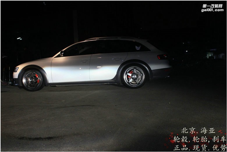 海亞：奧迪A4allroad 改裝日本 SSR SP4 19寸三片鍛造輪轂  姿態(tài)低趴19X9.5/19X10.5J