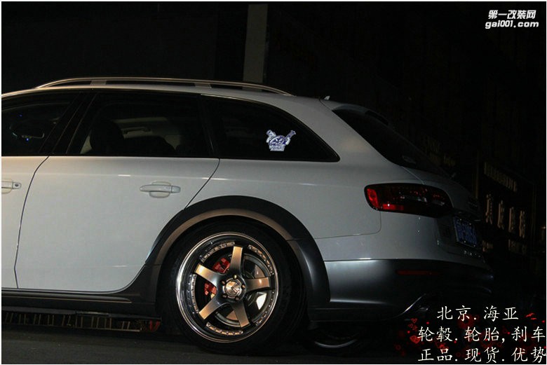 海亞：奧迪A4allroad 改裝日本 SSR SP4 19寸三片鍛造輪轂  姿態(tài)低趴19X9.5/19X10.5J