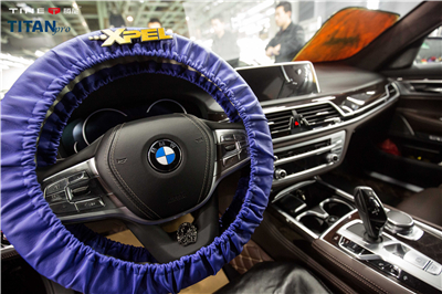 全新BMW寶馬740Li全車貼膜XPEL TITAN頂級透明車漆保護(hù)膜施工完成?。?！完美隱形車衣，機(jī)裁系列專車專用，全程不動一刀！