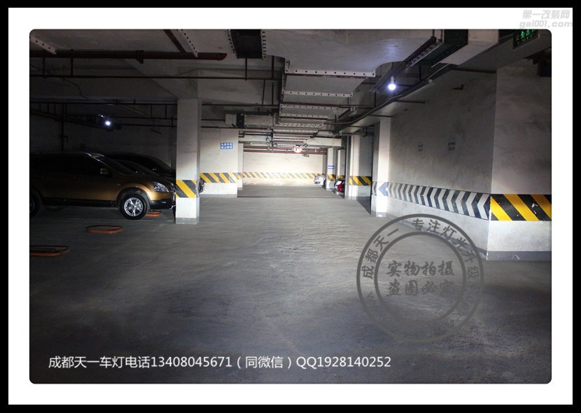 成都奧迪Q7改車燈改裝氙氣燈LED日行燈總成成都天一車燈