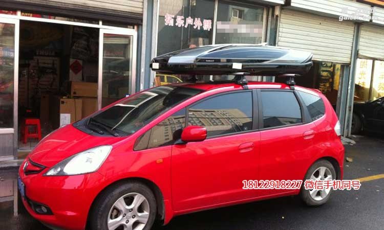 新老三代飛度拓樂行李箱單車架行李架安裝全視角