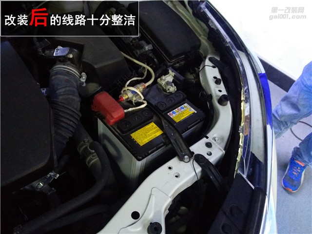 豐田雷凌升級歐司朗CBI套裝 海拉五透鏡作業(yè)——清風車影燈改