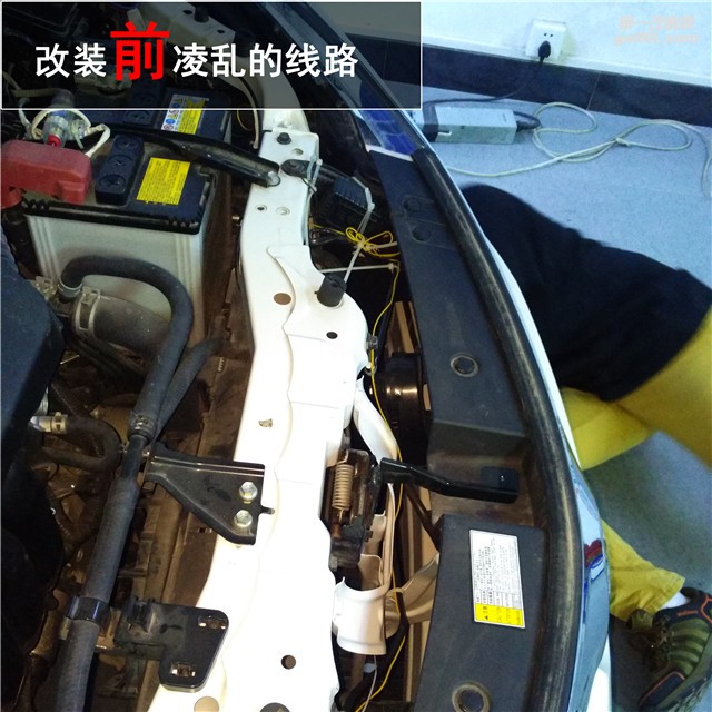 豐田雷凌升級歐司朗CBI套裝 海拉五透鏡作業(yè)——清風車影燈改