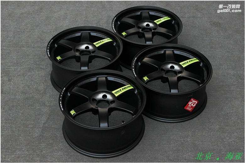 海亚：RAYS TE37SL PR  黑色绿标 复刻限量版颜色 PR 18寸 特定数据5X112 5X120 高尔夫GTIR20A3S3尚酷CCEVOSTI等