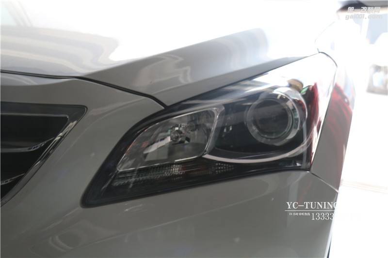 石家莊車燈改裝 現(xiàn)代名圖改Q5雙光透鏡氙氣大燈【永誠汽車】