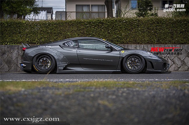 法拉利F430改裝日本LB PERFORMANCE寬體葉子板套件 前后唇尾翼