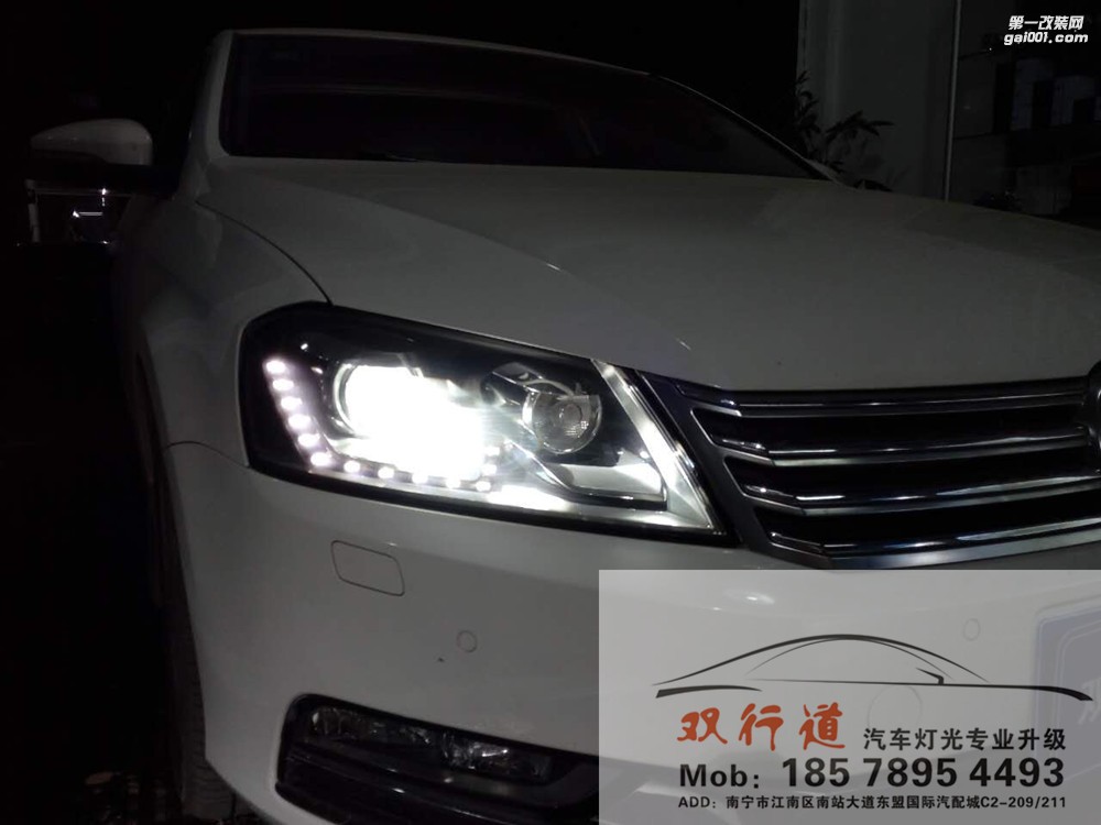 【南寧雙行道車(chē)燈】-邁騰保留隨動(dòng)功能，讓改裝隨心所欲
