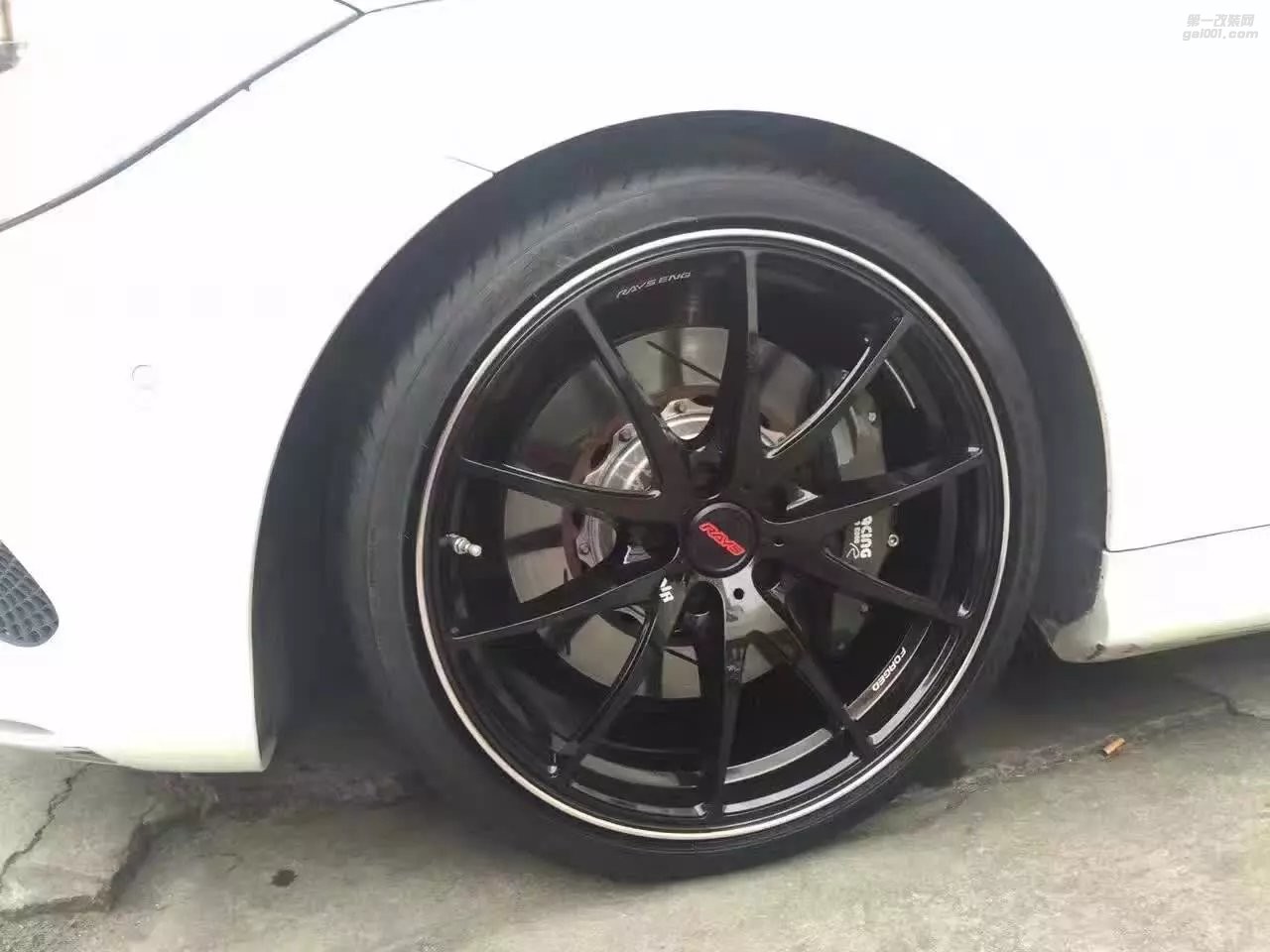 奔馳，換全新 RAYS  G25 完工！