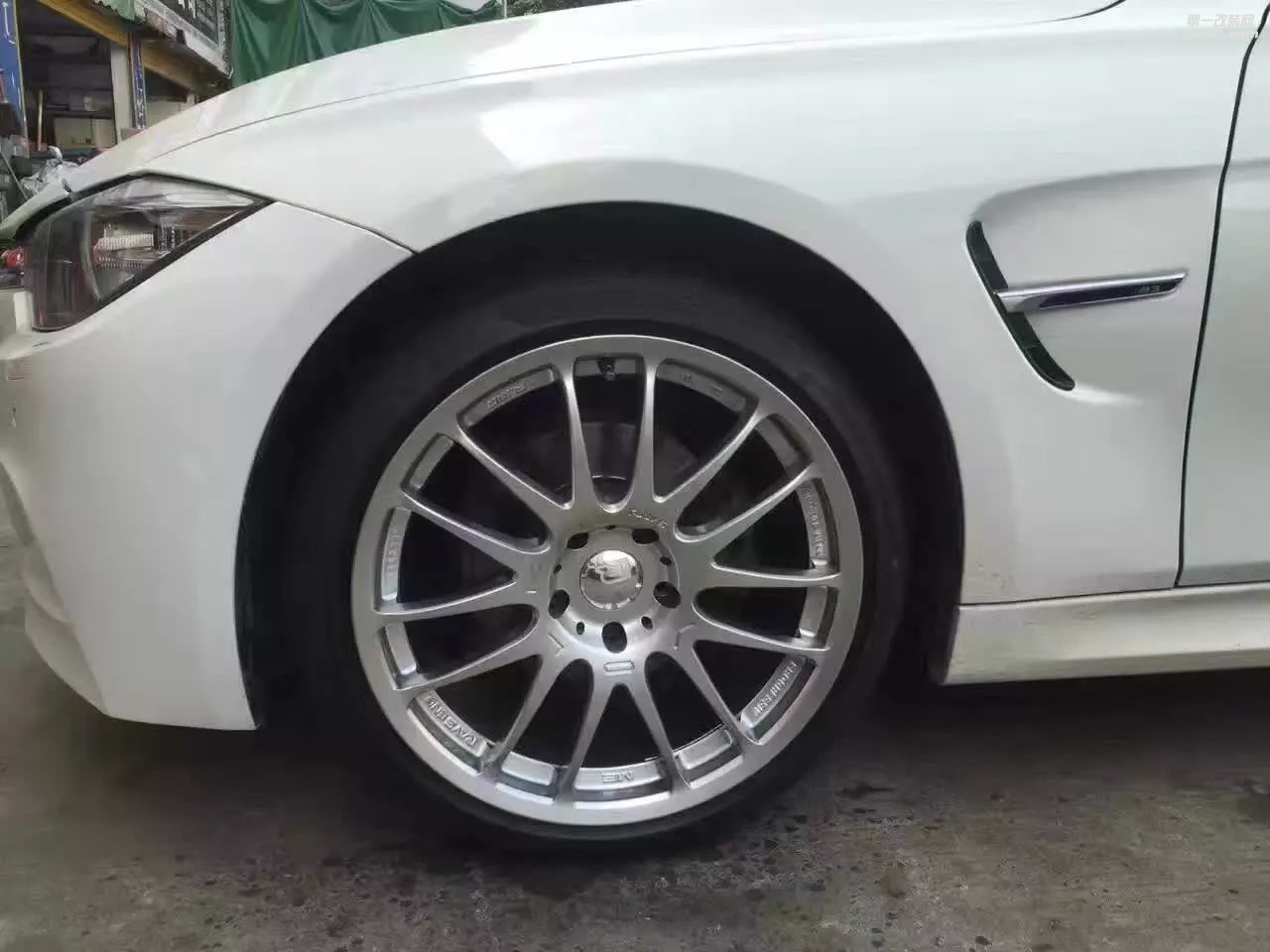 寶馬，升級 19寸RAYS ME 鍛造，完工