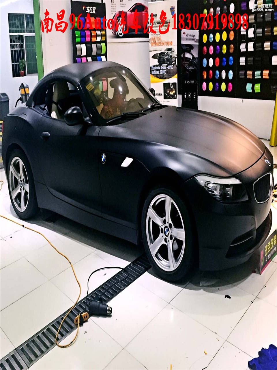 南昌96Auto汽車貼膜 寶馬Z4 亞光黑 美國(guó)艾麗