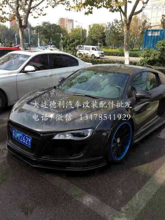 奧迪R8碳纖維葉子奧迪R8碳纖維引擎蓋包圍等