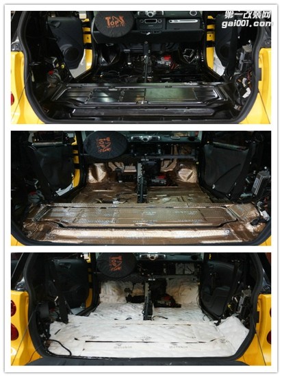 常州至上音樂奔馳SAMRT汽車音響升級歌劇世家 全車美特靜降噪隔音