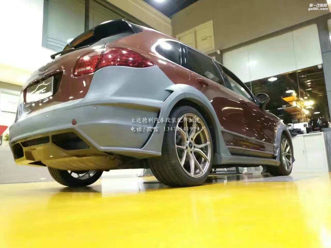 中國哈曼代理保時捷卡宴改裝新款哈曼寬體中出排氣