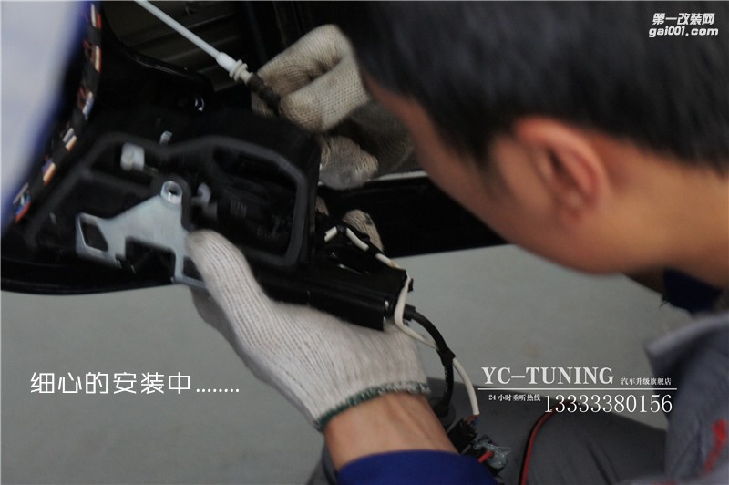 石家莊寶馬五系改原廠電吸門【永誠汽車】