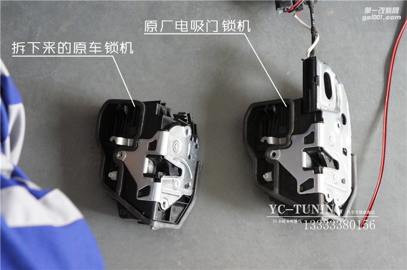石家莊寶馬五系改原廠電吸門【永誠汽車】