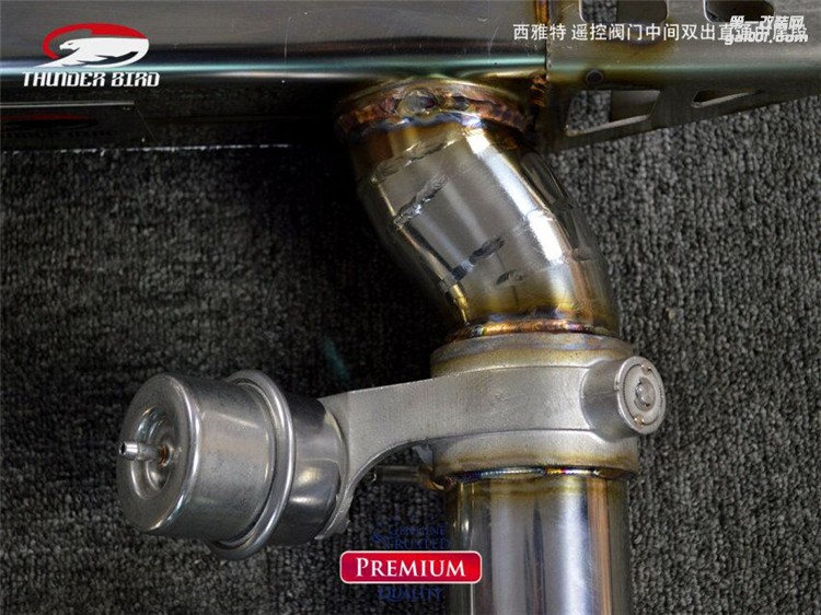 西亞特 中尾中間雙出 雷鳥閥門排氣管