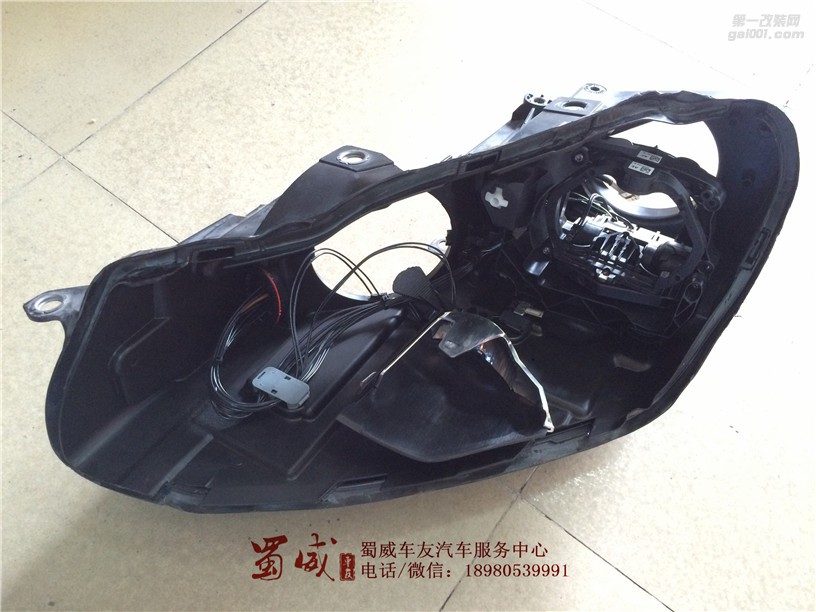 成都改燈哪家好，成都高爾夫改燈哪里好，成都高爾夫GTI 升級超級海拉五雙光透鏡！