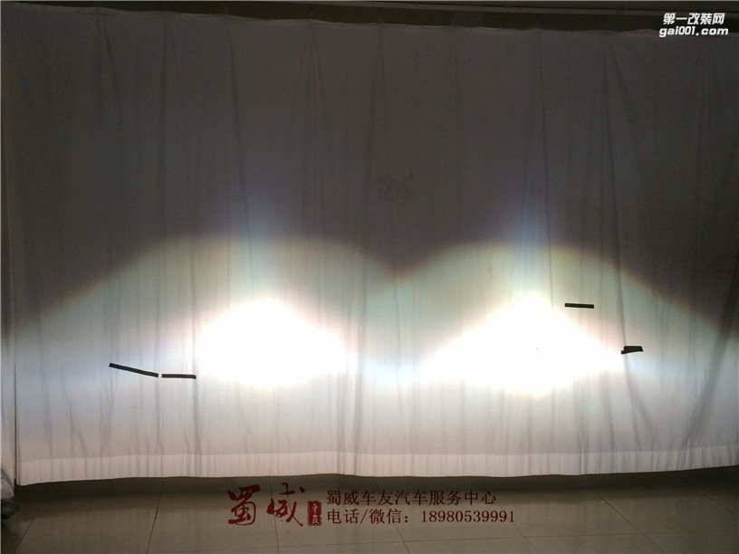 成都改燈哪家好，成都高爾夫改燈哪里好，成都高爾夫GTI 升級超級海拉五雙光透鏡！