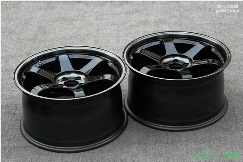 海亞：RAYS TE37SL 5X100 18X8.5 18X9.5 ET45 PW黑色銀標 86/BRZ 現(xiàn)貨供應