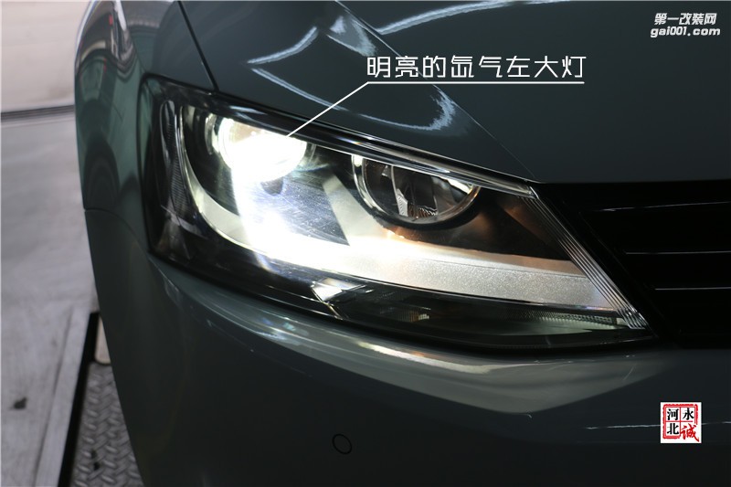 石家莊速騰改燈，Q5透鏡+歐司朗4300K氙氣燈+歐司朗安定【永誠汽車】