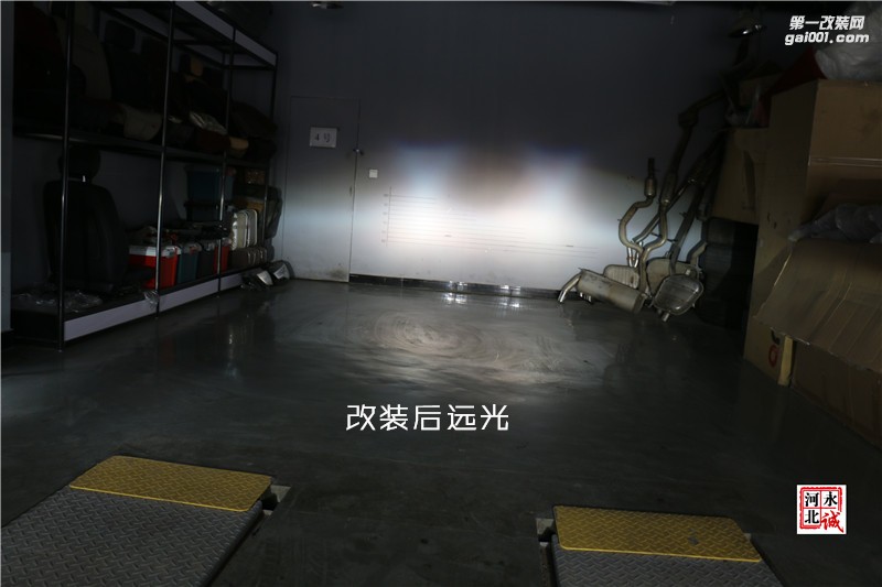 石家莊速騰改燈，Q5透鏡+歐司朗4300K氙氣燈+歐司朗安定【永誠汽車】