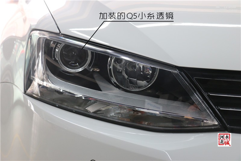 石家莊速騰改燈，Q5透鏡+歐司朗4300K氙氣燈+歐司朗安定【永誠汽車】