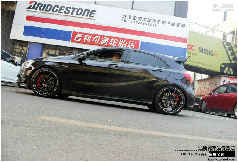 海亞：奔馳A45 AMG 改裝 RAYS G25 19寸鍛造輪轂