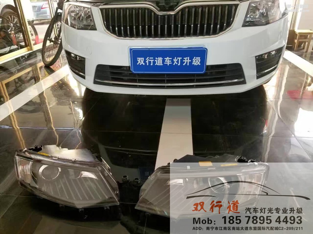【南寧雙行道車燈】-原廠大燈6起來