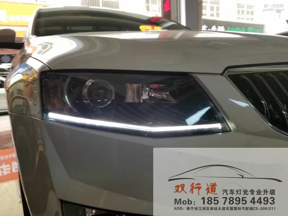 【南寧雙行道車燈】-原廠大燈6起來