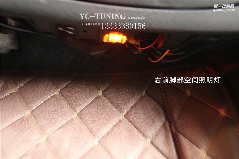 石家莊奔馳smart改原廠轉速表，氛圍燈【永誠汽車】
