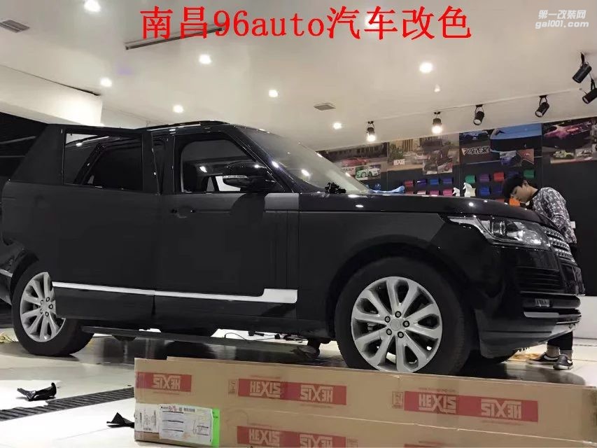 南昌96Auto 路虎改進(jìn)口碳黑改色貼紙 更霸氣了