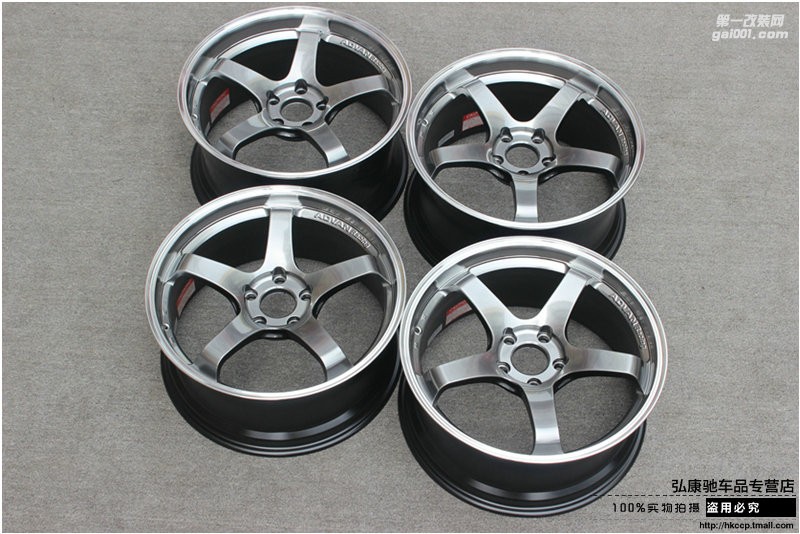 海亞：日本原裝 ADVAN GT鍛造輪轂 5X112   19X8.5J   ET42   A45CLA45 A3 S3 高爾夫R GTI GLI等 現(xiàn)貨