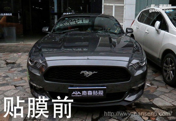 福特野馬車身改色-冰拉絲紅 南森汽車改色出口