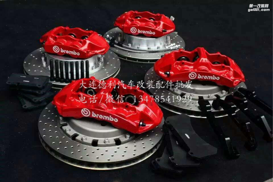 紅色意大利BremboGT6/GT4剎車寶馬裝車效果