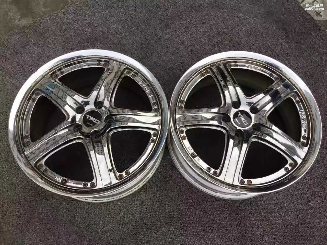 二手，鍛造 雙片 RAYS TRD 19寸