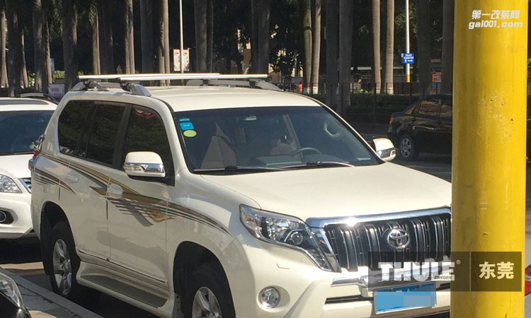 豐田普拉多霸道車頂行李架鋁合金橫杠原裝進(jìn)口保證正品