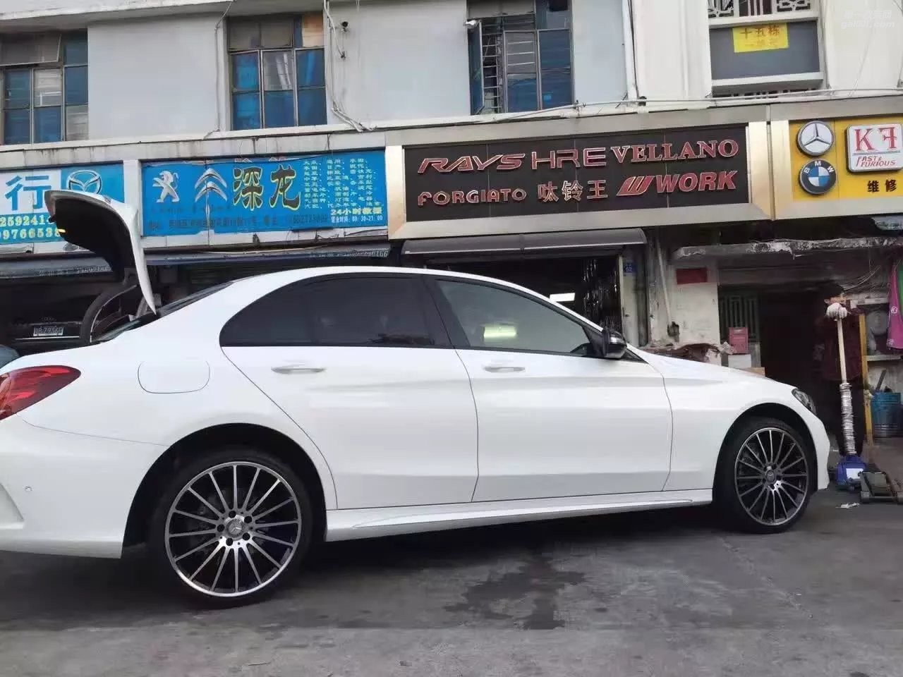 奔馳，換 原裝 19寸  完工！