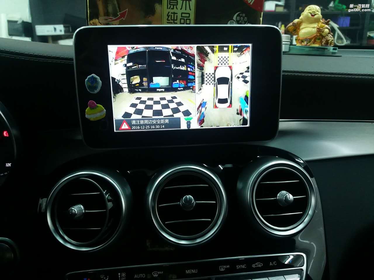 奔馳GLC200 加裝360度全景記錄儀和電動尾門