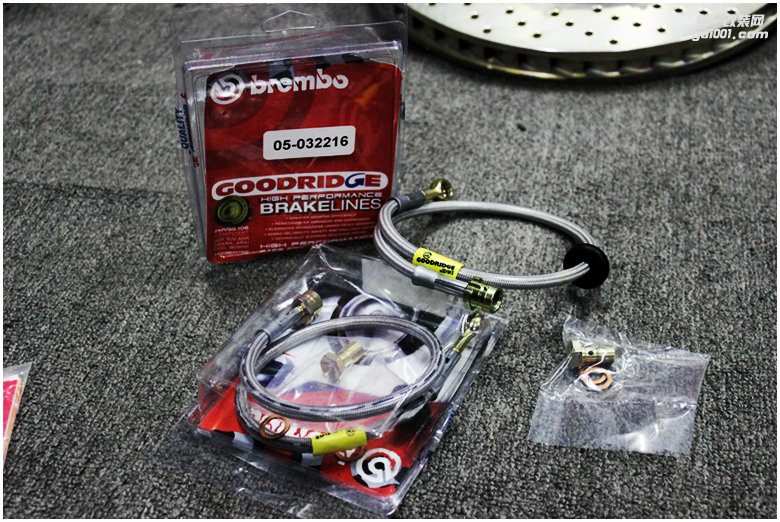 海亞：奔馳C218 CLS350 改裝意大利布雷博BREMBO GT6  全原裝剎車套件 帶防偽卡
